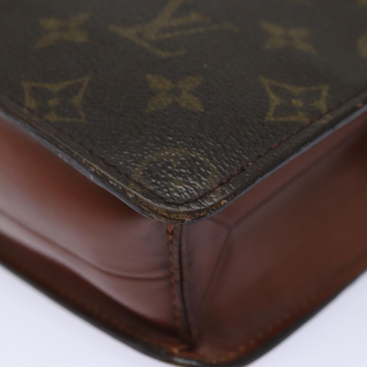 LOUIS VUITTON Monogram Pochette Homme Clutch Bag M51795 LV Auth ti1898