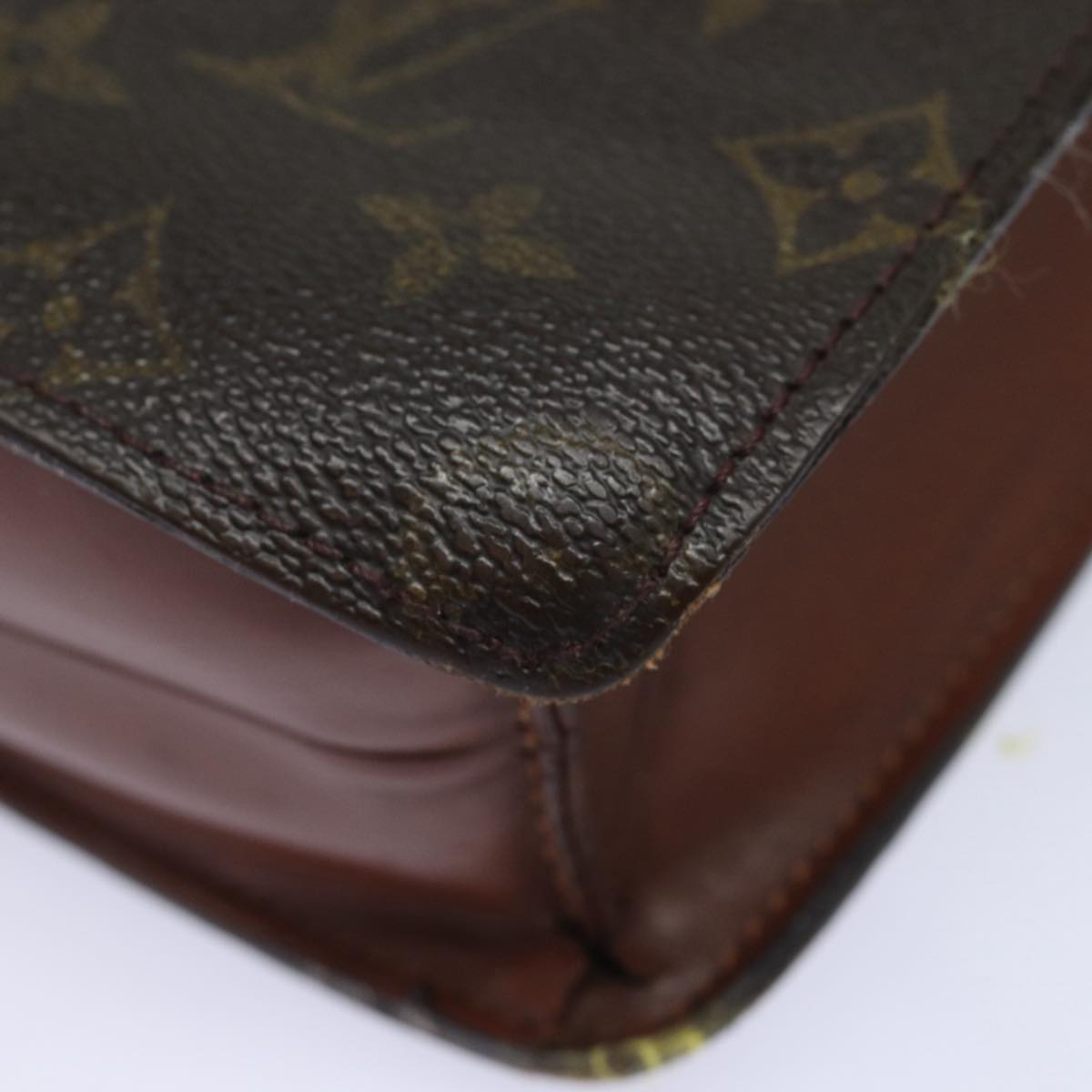 LOUIS VUITTON Monogram Pochette Homme Clutch Bag M51795 LV Auth ti1898