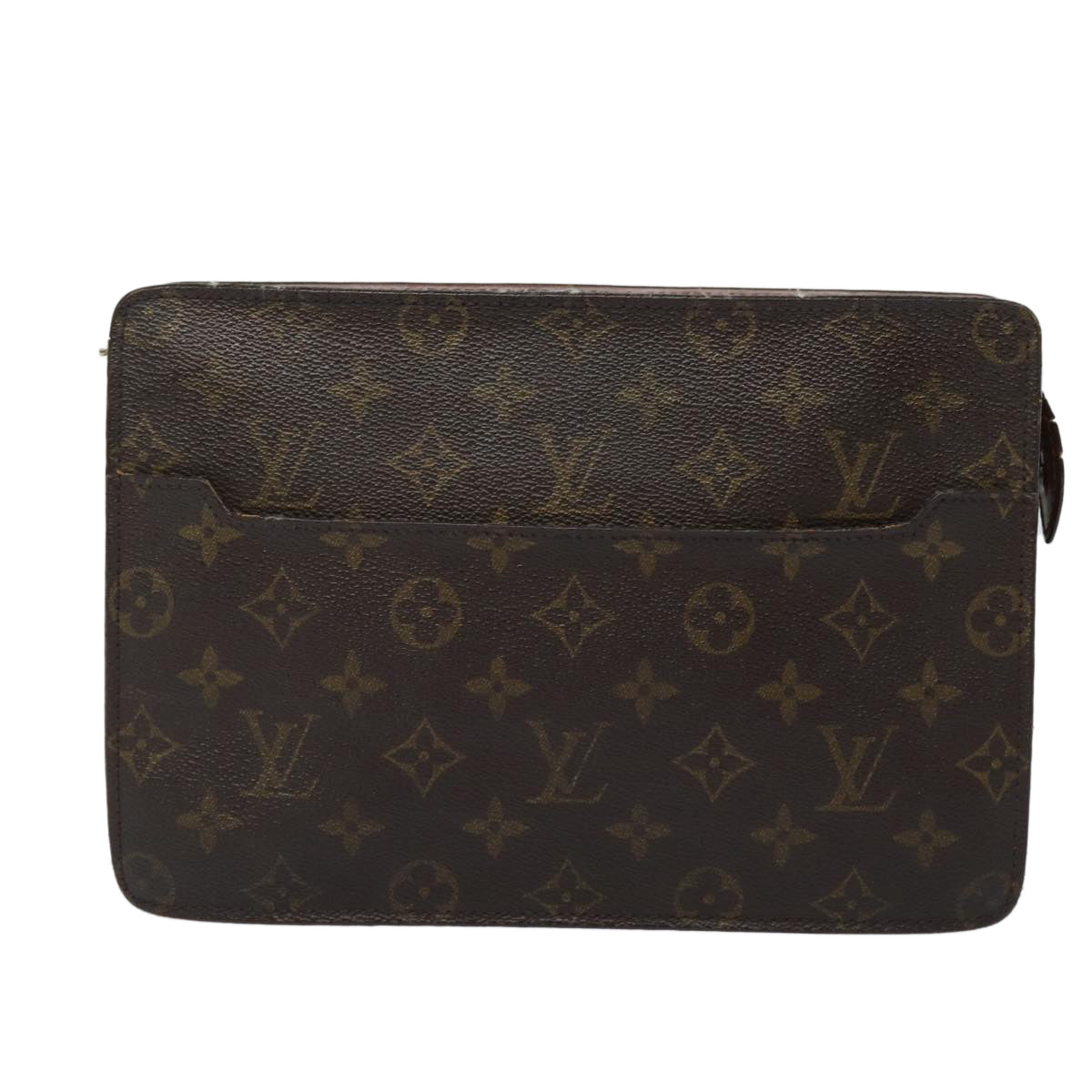 LOUIS VUITTON Monogram Pochette Homme Clutch Bag M51795 LV Auth ti1898