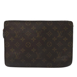 LOUIS VUITTON Monogram Pochette Homme Clutch Bag M51795 LV Auth ti1898 - 0