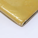 LOUIS VUITTON Monogram Vernis Walker Wallet Beige M91074 LV Auth ti1899-16