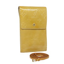 LOUIS VUITTON Monogram Vernis Walker Wallet Beige M91074 LV Auth ti1899-1