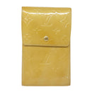 LOUIS VUITTON Monogram Vernis Walker Wallet Beige M91074 LV Auth ti1899-13