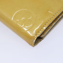 LOUIS VUITTON Monogram Vernis Walker Wallet Beige M91074 LV Auth ti1899-14
