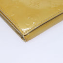 LOUIS VUITTON Monogram Vernis Walker Wallet Beige M91074 LV Auth ti1899-15