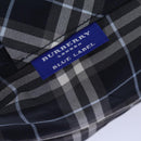 BURBERRY Nova Check Blue Label Drawstring Bag Pouch Nylon Navy Auth ti1925-9