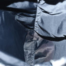 BURBERRY Nova Check Blue Label Drawstring Bag Pouch Nylon Navy Auth ti1925-11