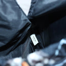 BURBERRY Nova Check Blue Label Drawstring Bag Pouch Nylon Navy Auth ti1925-12