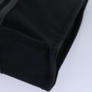 HERMES Fourre Tout PM Hand Bag Canvas Black Silver Auth ti1964-14