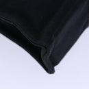 HERMES Fourre Tout PM Hand Bag Canvas Black Silver Auth ti1964-9