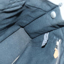 HERMES Fourre Tout PM Hand Bag Canvas Black Silver Auth ti1964-17