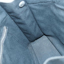 HERMES Fourre Tout PM Hand Bag Canvas Black Silver Auth ti1964-18