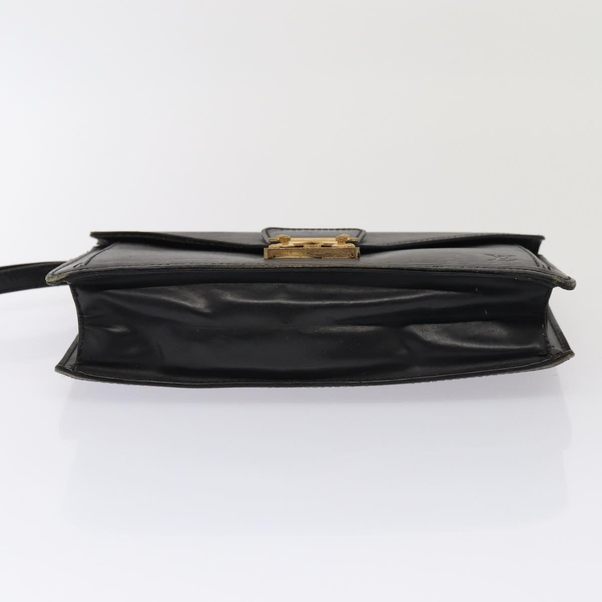 LOUIS VUITTON Monogram Epi Clutch Bag 2Set Black LV Auth ti1970