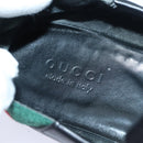 GUCCI Web Sherry Line slipper shoes Leather 41.5EJ Black Auth ti1971-18