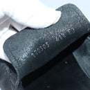 GUCCI Web Sherry Line slipper shoes Leather 41.5EJ Black Auth ti1971-23