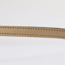 BURBERRY Nova Check Blue Label Shoulder Bag Canvas Beige Red Auth ti1983-8