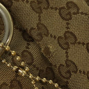 GUCCI GG Canvas Shoulder Bag Beige Gold 296834 Auth ti1988-19