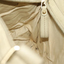 GUCCI GG Canvas Shoulder Bag Beige Gold 296834 Auth ti1988-22