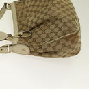 GUCCI GG Canvas Shoulder Bag Beige Gold 296834 Auth ti1988-4