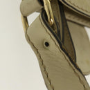 GUCCI GG Canvas Shoulder Bag Beige Gold 296834 Auth ti1988-7