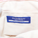 BURBERRY Blue Label Hand Bag Canvas Pink Beige Auth ti1990-10