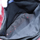 BURBERRY Nova Check Blue Label Hand Bag Nylon Beige Red Auth ti1993-11