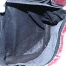 BURBERRY Nova Check Blue Label Hand Bag Nylon Beige Red Auth ti1993-21