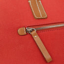 BURBERRY Blue Label Hand Bag Canvas Leather Orange Brown Auth ti2027-17