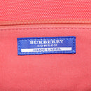 BURBERRY Blue Label Hand Bag Canvas Leather Orange Brown Auth ti2027-10