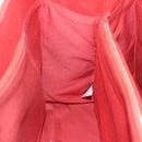 BURBERRY Blue Label Hand Bag Canvas Leather Orange Brown Auth ti2027-18