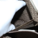 Salvatore Ferragamo Gancini Shoulder Bag Leather White Silver Auth ti2028-22