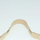 Salvatore Ferragamo Gancini Shoulder Bag Leather White Silver Auth ti2028-8