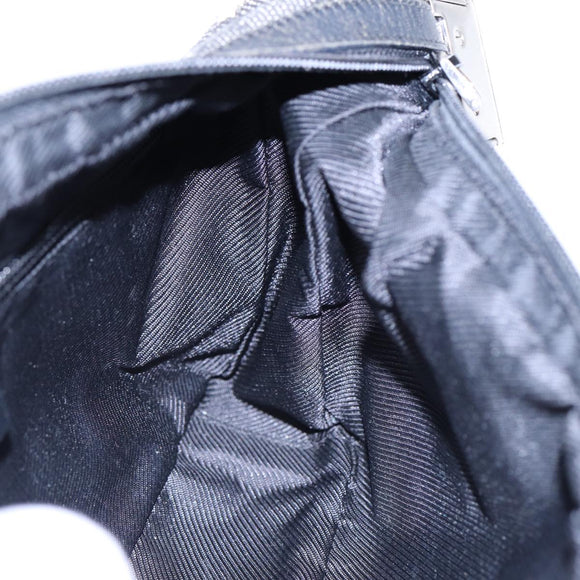 GUCCI GG Canvas Shoulder Bag Gray Silver 35098 Auth ti2032