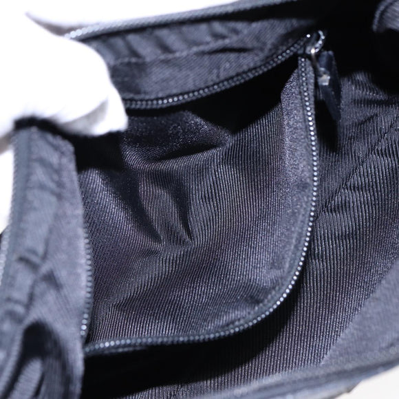 GUCCI GG Canvas Shoulder Bag Gray Silver 35098 Auth ti2032