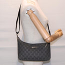 GUCCI GG Canvas Shoulder Bag Gray Silver 35098 Auth ti2032-22