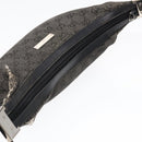 GUCCI GG Canvas Shoulder Bag Gray Silver 35098 Auth ti2032-6