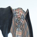 Burberrys Hand Bag Leather Black Silver Auth ti2033-18