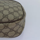 GUCCI GG Supreme Web Sherry Line Clutch Bag PVC Beige Red 89 01 034 Auth ti2044-14