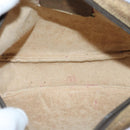 GUCCI GG Supreme Web Sherry Line Clutch Bag PVC Beige Red 89 01 034 Auth ti2044-16