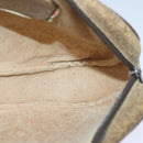 GUCCI GG Supreme Web Sherry Line Clutch Bag PVC Beige Red 89 01 034 Auth ti2044-17