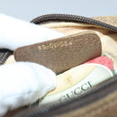 GUCCI GG Supreme Web Sherry Line Clutch Bag PVC Beige Red 89 01 034 Auth ti2044-19