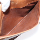 Burberrys Shoulder Bag Leather Brown Gold Auth ti2045-21