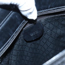 GUCCI Bamboo Shoulder Bag Nylon 2way Black 002 1998 0441 Auth ti2050-17