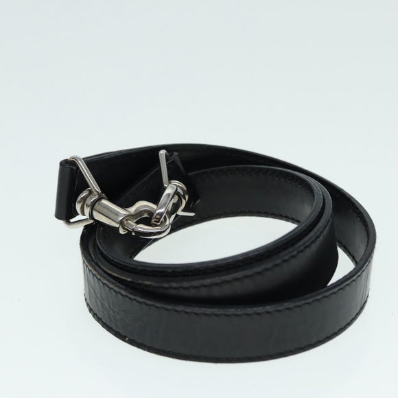 GUCCI Bamboo Shoulder Bag Nylon 2way Black 002 1998 0441 Auth ti2050