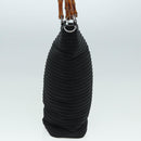 GUCCI Bamboo Shoulder Bag Nylon 2way Black 002 1998 0441 Auth ti2050-5