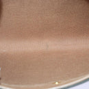 Christian Dior Honeycomb Canvas Clutch Bag PVC Leather Black Gold Auth ti2065-10