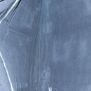 HERMES Hand Bag Canvas Wine Red Black Silver Auth ti2069-10