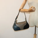 BALLY Shoulder Bag Leather Brown Auth ti2070-22