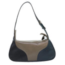 BALLY Shoulder Bag Leather Brown Auth ti2070-2