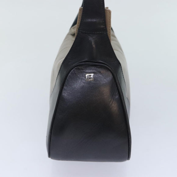 BALLY Shoulder Bag Leather Brown Auth ti2070